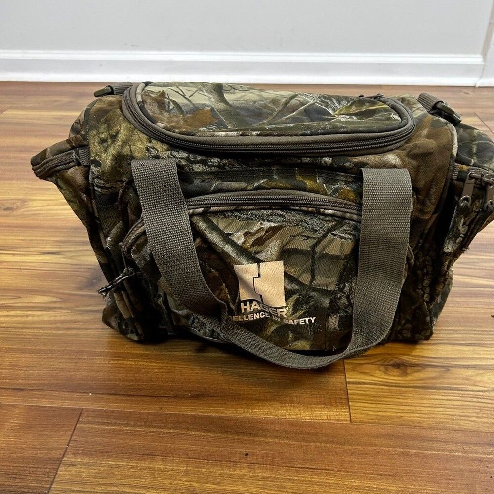 Hager Camo Tactical Gear Bag Realtree Hardwoods Camouflage Duffel Shoulder Strap